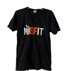 Misfit Womens Black T-shirt San Francisco Giants by Adapt Size L